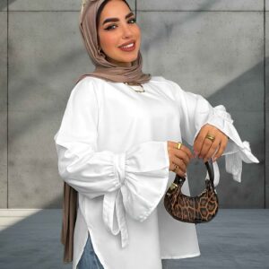 بلوزه كتان فرنسي